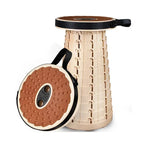 كرسي تلسكوبي قابل للطي – خفيف ومتين للرحلات والحج والتخييم